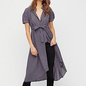 Free People Retro Romance Gingham Midi Size XS